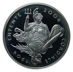 Elizabeth II - 5£ 2004 Entente Cordiale.