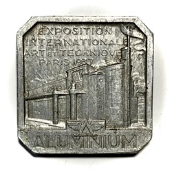 Médaille - Exposition Internationale, Art et Technique - Aluminium