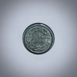 1/2 Franc 1957 B