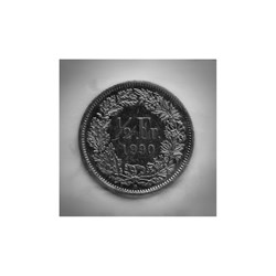 1/2 Franc 1990 B
