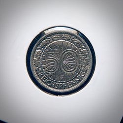 50 Reichspfennig 1928 F