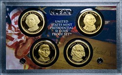 Série 2007 S - US Mint Presidential $1 Coin Proof Set