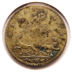 Louis XIV, Guerre de succession d'Espagne. (n.d.) Laiton.