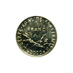1 Franc Semeuse 2000 Or
