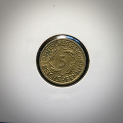 5 reichspfennig 1936 A