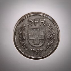 5 Francs 1937 B Berger (p.m)