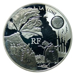 1 € 1/2 Argent 2005 De la Terre à la Lune