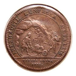 Louis XV, Trésor royal. 1732 Cuivre.