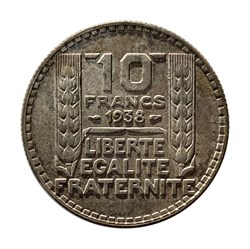 10 Francs Turin - 1938