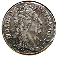20 sols aux insignes 1708W