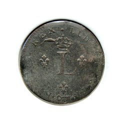 Louis XV 1740S Double sol aux 2 L♔
