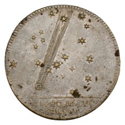 Allemagne. Passage de la comète de 1680.