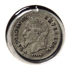20 Centimes - 1866𝐀 Napoléon III  tête laurée, PM