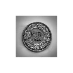 1/2 Franc 1945 B