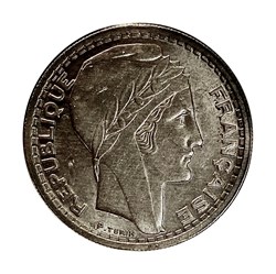 10 Francs Turin, grosse tête - 1947