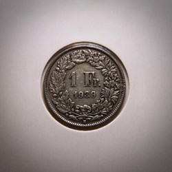 1 Franc 1939 B Helvetia debout