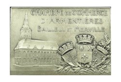 Plaquette - Chambre de commerce Armentières, Bailleul et Merville (vers 1920)