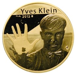 50 € Or 2012 Yves Klein