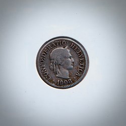10 Centimes Libertas 1908 B
