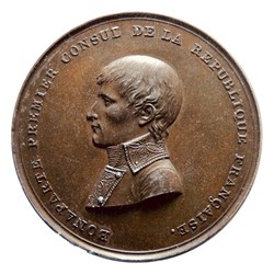 Médaille de la ville de Lille à Bonaparte premier consul, 1803