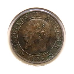 Cinq Centimes - 1856 𝐖 Napoléon Ⅲ tête nue