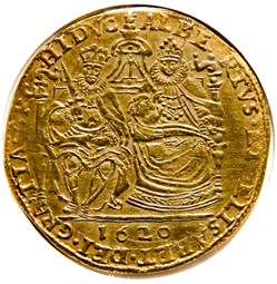 Albert & Isabelle - Double souverain d'or, 1620 Tournai