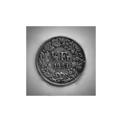 1/2 Franc 1921 B