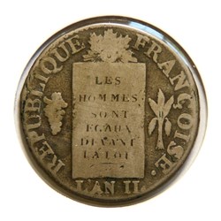 1 Sol à la balance. An 𝐈𝐈  𝐃• (1793).
