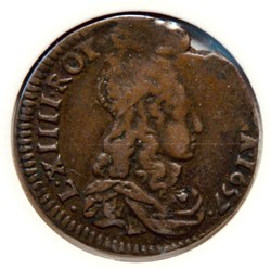 Liard de France 1657G