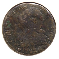 Louis XVI, 1792 𝐌𝐀 - 6 Deniers au faisceau.