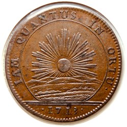 États de Bourgogne, Le Dauphin Louis. 1713, Cuivre.