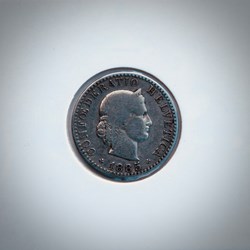 20 Centimes Libertas 1885 B