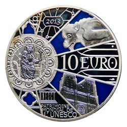 10 € Argent 2013, 850 ans de Notre Dame de Paris