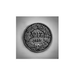 1/2 Franc 1913 B