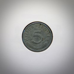5 Reichspfennig 1940 D