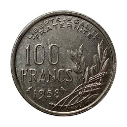 100 Francs Cochet "chouette" - 1958