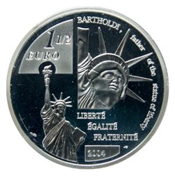 1 € 1/2 Argent 2004 Bartholdi
