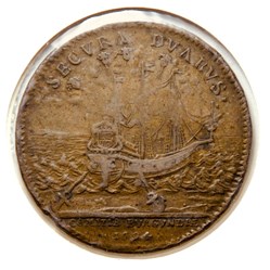 États de Bourgogne, Le prince de Condé & son fils le duc de Bourbon. 1694, Cuivre.