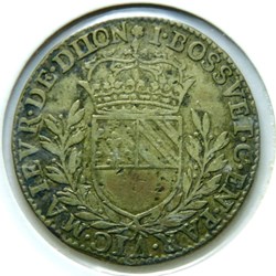 Maire de Dijon, Jacques Bossuet. 1614, Laiton.