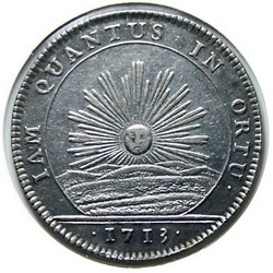 États de Bourgogne, Le Dauphin Louis. 1713, Argent.