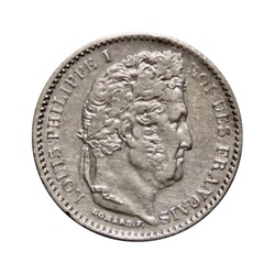Louis-Philippe Ier - 25 Centimes, 1847𝐀