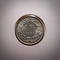 1 Franc 1964 B Helvetia debout