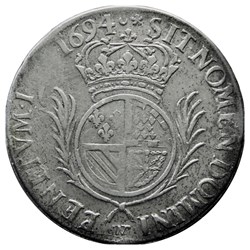 Écu de Flandre aux palmes 1694W