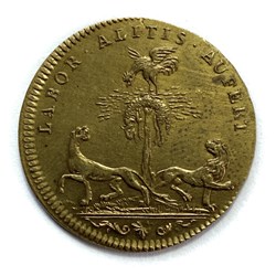 Louis XV, Guerre de dévolution. (n.d.) Laiton.