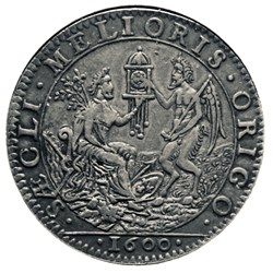 États de Bourgogne. 1600, Argent. Espérance d’un siècle meilleur