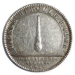 Louis XIV, Ordinaire des guerres. 1714 Argent.