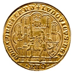 Louis de Male - Ecu d'or au lion