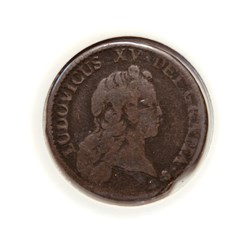 Louis XV 1721A Demi sol au buste enfantin