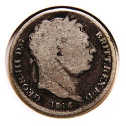 George III - 6 Pence 1816.