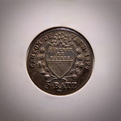 Canton de Vaud - 5 Batz (1829)